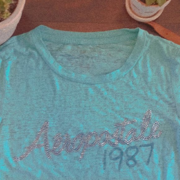 Blue Aeropostale Top - Picture 2 of 3